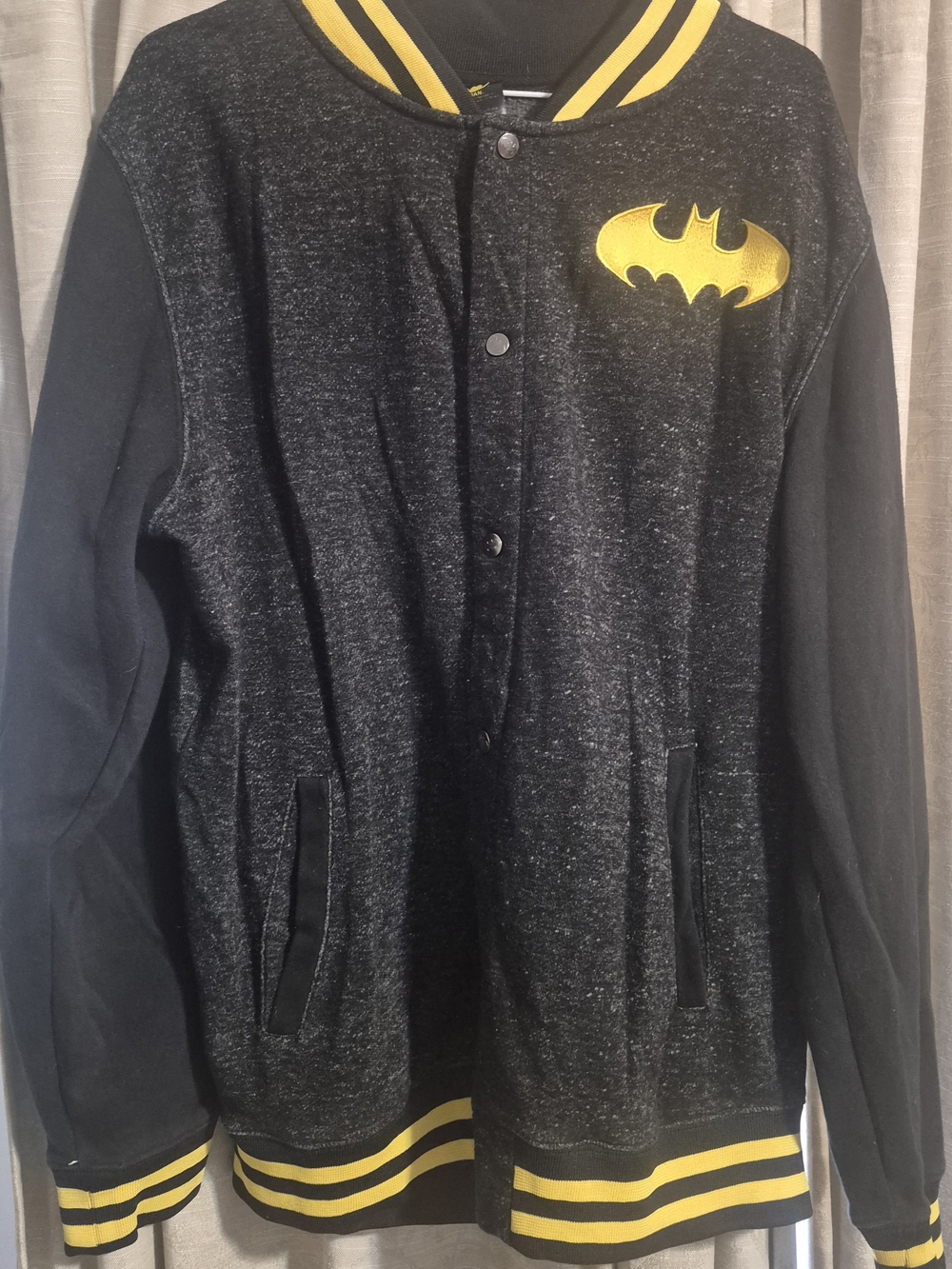Batman Black and Yellow Logo Jacket